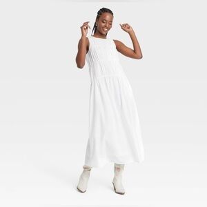 Universal Thread White Midi Dress